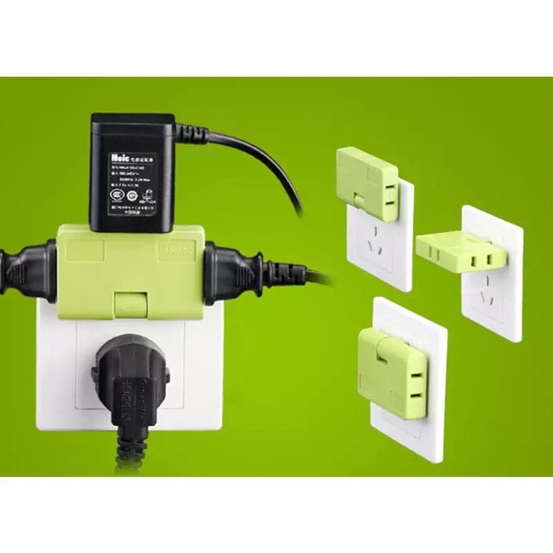 3 in 1 Extension Plug Adapter, 2-Prong Rotatable Socket Converter, 360˚ Degree Multi-Plug Ultra-Thin Foldable Charger Plug, Wireless Socket Adapter 3 in 1 Extension Plug Adapter, 2-Prong Rotatable Socket Converter, 360˚ Degree Multi-Plug Ultra-Thin Foldable Charger Plug, Wireless Socket Adapter